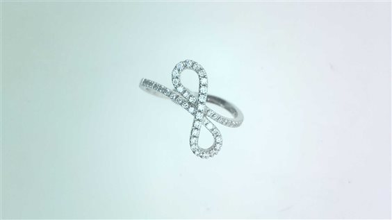 Anello Dalla Bona Donna Classic in Oro bianco Diamante 0.24 Ct INFINITO DIA 0.24 - INFINITO DIA 0.24